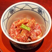 酒と女と鶏と麺 - ☆特上霜降り馬肉ユッケ(#^.^#)☆