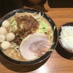 Yokohama Ie Keira-Men Yokohama Dou - 味噌壱郎ラーメン890円、18時まではライス無料(2021.2.5)