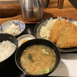 海鮮問屋仲見世 - アジフライ定食　600円