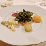 アカーチェ - 天然ヒラメのカルパッチョ