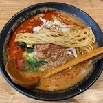 麺や 舞心 - ストレート中細麺