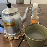 忠兵衛 ピース - そば湯