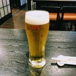 山下軒 - 山下軒　「生ビール（中）」528円