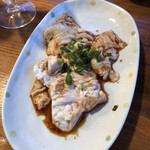 一番館 - 生モツおかわり。生の内臓食うって、ライオンみたい。