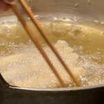 にい留 - 無数の泡が凄い穴子！