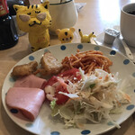 ティーショット - 筍の天ぷら、pちゃん大好きケチャスパ付き