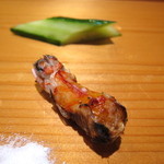 天寿し - 車海老頭炙り