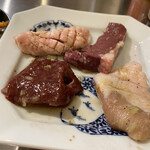 焼肉ホルモン 七厘いちわ - ４種盛り