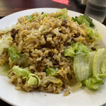 中国四川料理 天府仙臺 - 2021年4月。ランチのカレー炒飯大盛り。