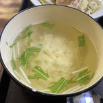 中国四川料理 天府仙臺 - 2021年4月。ランチセットのスープ。