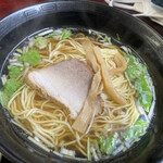 中国四川料理 天府仙臺 - 2021年4月。セットのあっさり醤油ラーメン。