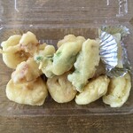 ラ･マンチーナ - ヤリイカとタラの芽のフリット1,250円