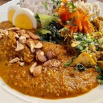 彼女のカレー - 手羽元のチキンカレー