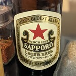 義常 - 瓶ビール　赤星（700円）