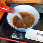 そば処 蘆花庵 - 蕎麦湯