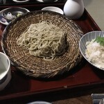 雲水 - ざる蕎麦と蕎麦の実ごはん