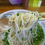 長浜ラーメン長浜一番 - 2012.09.27 ラーメン（細麺）