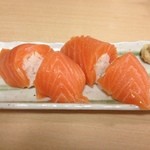 浜富寿し - ジャンボにぎり サーモン