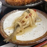 とんかつ 栄ちゃん - 鯵の南蛮漬け
