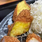 とんかつ 栄ちゃん - さつまいもフライ