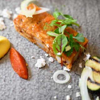 6 2 8 30ランチ シャルマン 白身魚と帆立のムースの蒸し焼きor豚スペアリブのbbqローストが選べるメインと旬の食材を使ったお料理 全6品 アルモニービアン Harmonie Bien 松本 フレンチ 食べログ