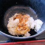 長岡市場食堂 - 煮汁かけご飯