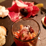 anocado - ハモンヘベッコ、オリーブ、チーズ