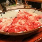 Kankokukateiryourikajo - サムギョプサルに追加したすじ肉。コリコリで味も甘くて美味しい