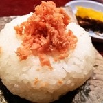 くし正 - 大きなおにぎり