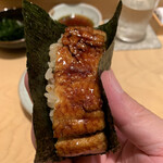鮨 由う - ・鰻の手巻き