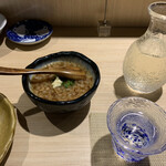 Sake To Meshi Takuwo - お通し
                        蕎麦の実の餡掛け豆腐
