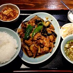 Tairiku Shokudou - 日替りは茄子と豚肉の味噌炒め