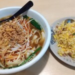 台湾料理 百味鮮 - 夜セット☆ 『 台湾刀削麺 』＋『 チャーハン 』 