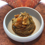 pesceco - まさに渡蟹を丸ごと味わう手延素麺！そこにレモンでさっぱり感を演出されているから、拗さもない！旨い！