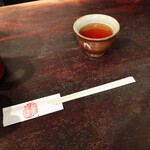 Terakata Soba Nagaura - お茶と箸