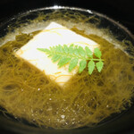 神楽坂 石かわ - 長崎県大村湾の糸モズク　島原豆腐