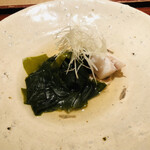 神楽坂 石かわ - 青森県産新ワカメ　メバル　新生姜