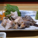 葵 - つぶ貝の造り