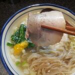 烈志笑魚油 麺香房 三く - 