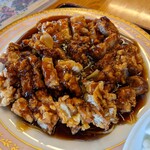 中華料理 縁 - 油淋鶏が濃い〜の!!(^^)
