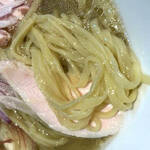 亀戸煮干中華蕎麦 つきひ - 麺の状態