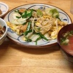 沖縄料理 ゆんたく - フーチャンプルー定食(*^_^*)