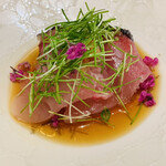 鮨 由う - ・式根島産黒ムツの炙り ポン酢で