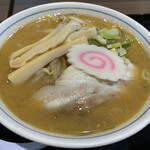 らーめん えぞふくろう - セットの味噌ラーメン