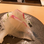 木挽町 とも樹 - 淡路の鯛(昨日〆)