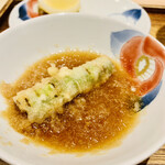 日本橋 蕎ノ字 - ◎二つ目は天つゆで頂く。