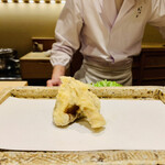 日本橋 蕎ノ字 - ◆玉取茸（静岡・岡部町）。
      ◎肉厚で豊かな香りと旨味が濃い。