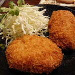 白馬童子 - ミンチカツとコロッケ　ミンコロセット？