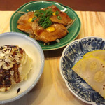 バビアン - 前菜盛り合わせ（左手前はポテトサラダ）