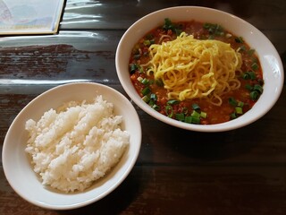 Kowloon - 旨辛マーボー麺＋ライス2021.04.25